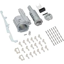 Ignition Switch Lock Cylinder w/ 2 Keys Compatible with Honda
